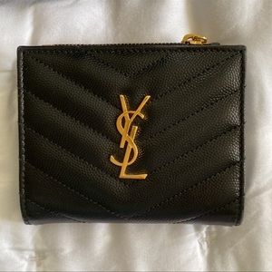 YSL monogram bi-fold wallet